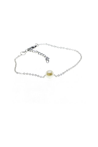 X-Lady Accessories Gümüş Renk Sf Zincir İncili Bijuteri Bileklik - 2873 Çok Renkli
