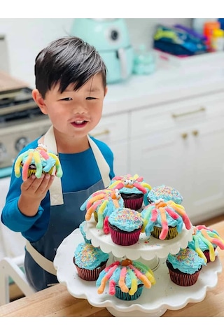 Mini Çocuklar İçin Cupcake Fırın Kalıbı 6 Büyük Bölmeli Muffin Kek Kalıbı Diğer