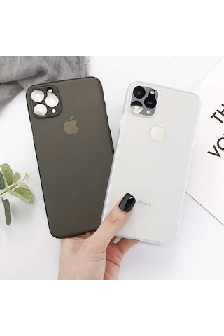 Apple Uyumlu iPhone 11 Pro Max Kilif Ultra Ince Hayalet Sert Kapak 401550274