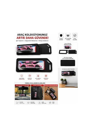 Mini Araba Sergileme Kılıfı 1:64 Ölçek Siyah