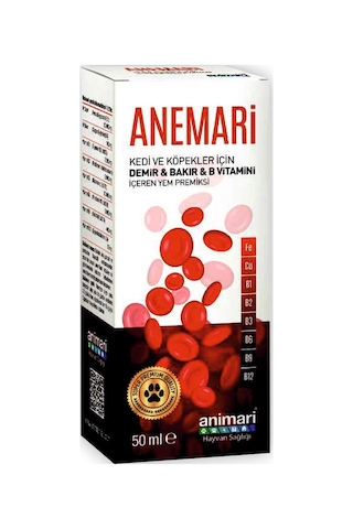 Animari Demir Bakır B Vitamini Damlası 50 Ml Animari Demir Bakır B Vitamini Damlası 50 Ml