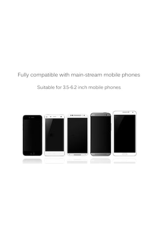 Teltree Gub Al6063 Alüminyum Bisiklet Telefon Tutucu, 3.5-6.2 İnç Telefonlar İçin Uyumlu, Kolye Ve Sap Kapağına Hızlı Kurulum, Siyah Siyah