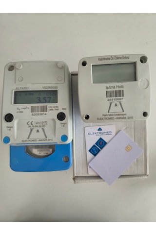 Elektromed Ön Ödemeli Kontaklı Kart Sayaç Ön Ödemeli Kontaklı Kart