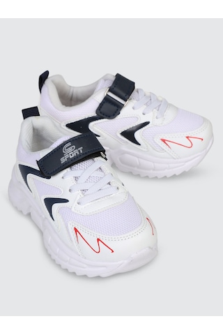 Civil Sport Erkek Çocuk Spor Ayakkabı 26-30 Numara Beyaz-lacivert Beyaz-lacivert