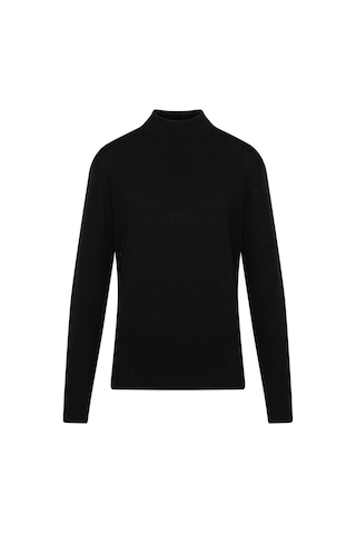 Classics Men Regular Fit Yarım Balıkçı Yaka Basic Triko Kazak-7122 Siyah
