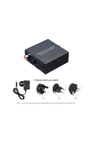 Reedark Çift Yönlü Dijital Ses Dönüştürücü: Koaksiyel-toslink Çevirici, Usb İle Beslenme, Plug & Play, Kompakt Tasarım