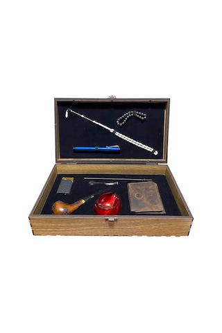 Pipsan Pipo Ahlat Ağacı Balsa Filitreli Çakmaklı Cüzdan Bileklik Tesbih Set 605719-709148