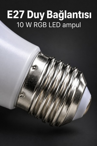 Tek Kumandalı Led Ampul 10 W Güç Özellikli Najmaddin 1