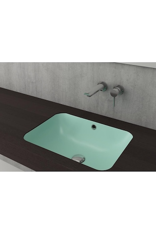 Bocchi Scala Tezgahaltı Lavabo 55 CM Mint Yeşil 1006-033-0125