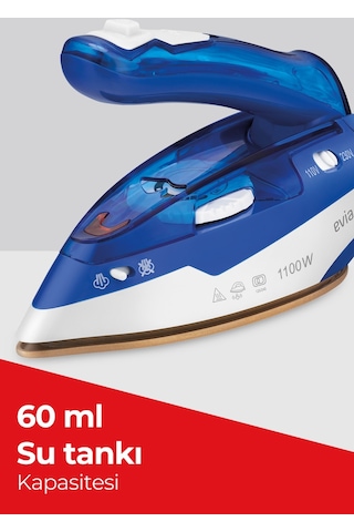 Evia Holiday EA-4603 1100 W Seyahat Ütüsü