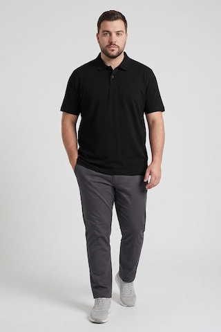 Tommy Life Polo Yaka Büyük Beden 2li Paket Siyah-beyaz Erkek T-shirt - 88511 Siyah - Beyaz