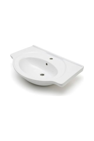 Ece Banyo - Aruva Etajerli Lavabo 66 Cm Beyaz - 3508