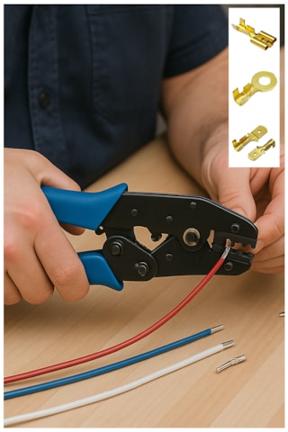 Ges Sp-11 İzolesiz Kablo Pabucu Sıkma Pensesi 1.5-6mm2 Yyt-11