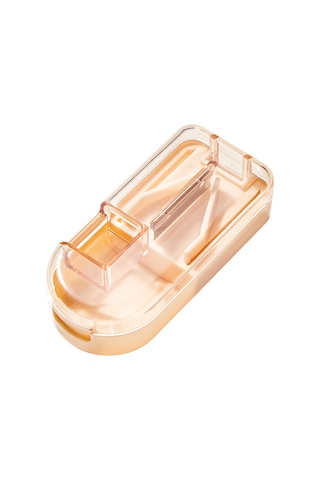 Mufunye Taşınabilir Apteksiz 7 Günlük İlaç Kutusu - Nem Engellli Bölmeli, Reçete İlaçlarını Kolay Böl Ve Sakla Açık Pembe