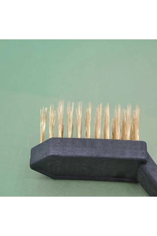 Metal Tel Fırça Plastik Saplı Pas Kir Sökme Temizleme Fırçası 1 Battery