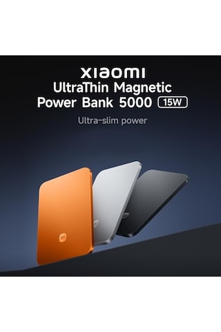 Ultra İnce Manyetik Güç Kaynağı, 5000 Mah 15 W, Magsafe Uyumlu Powerbank İphone İçin, Ultra İnce, Hafif, Kablosuz