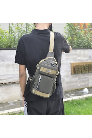 Haoshuai HS1700-01 Çok Amaçlı Çapraz Askılı Omuz, Göğüs, Sırt Çantası