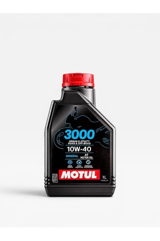 Motul 3000 10w-40 4t 1l Mineral Motosiklet Yağı Ve Zincir Bakım Seti 4'lü