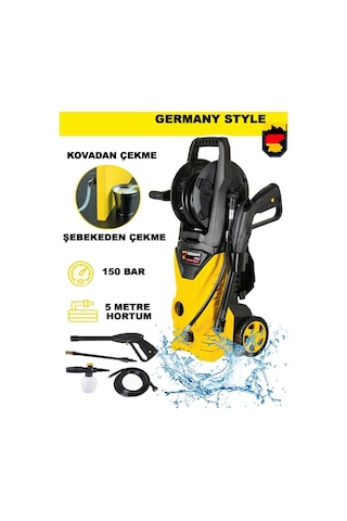 Germany Style GRM150 Max 150 Bar Bakır Sargılı Yüksek Basınçlı Makine