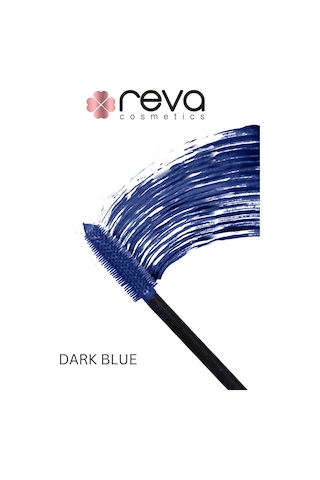 Reva Lash Booster & Full Volume Color Mascara 450 Koyu Mavi