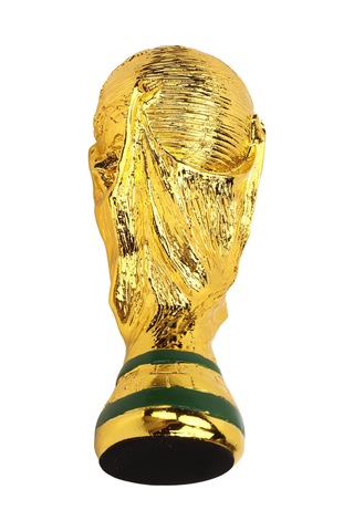 Yaozixa 13cm Somun Reçine Dünya Kupası Modeli Futbol Taraftar Hatıra Ödülü Masa Dekorasyonu
