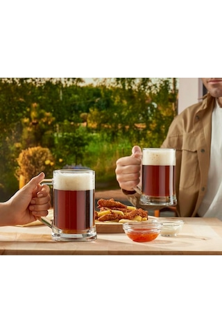 Paşabahçe Pub Kulplu Bira Bardağı, 660 Ml, 2 Parça
