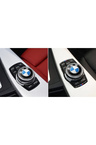 Bmw Uyumlu Joystick Konsol Sticker Arma Logo 45mm 4.5 Cm 1 Adet Mavi