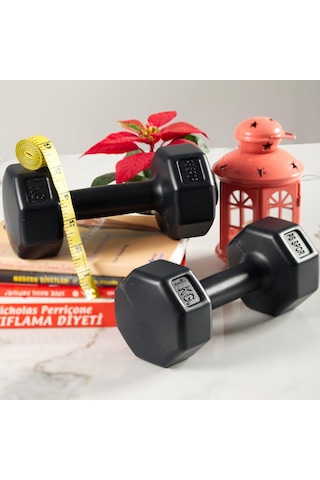 Ps Spor Dambıl Seti, 2 Adet X 1 Kg, Siyah, Dayanıklı Tasarım