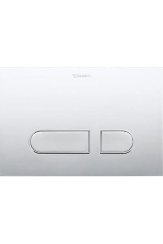 Duravit - A1 Kumanda Paneli, Parlak Beyaz - Wd5001011000- Krom