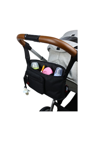 Stylo Trip Stroller Bebek Arabası Düzenleyici Çanta Siyah
