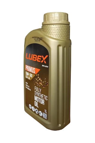 Lubex Primus 5W-30 C3-La Dpf Partiküllü Tam Sentetik Motor Yağı 6 x 1 L