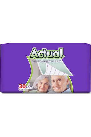Actual Yatak Koruyucu Örtü 60 x 90 CM 30 Adet