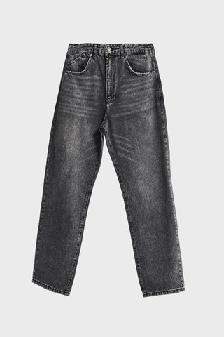 Itsbasic Erkek Füme Renk 4w5-14 Loose Fit %100 Koton Denim Jean