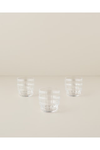 English Home Mareo Cam 3'lü Bardak 320 Ml Şeffaf
