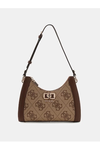 Guess Karnilla Logo Kadın Omuz Çantası Hwos9901180 Kahverengi