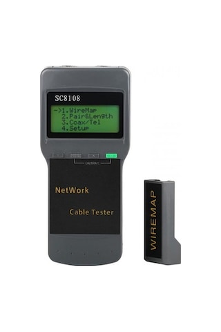Sc8108 Tester Ethernet Kablosu Test Cihazı Cat6 Kablo Test Cihazı Rj11 Rj45 Tester