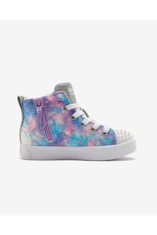 Skechers Twinkle Magic Büyük Kız Çocuk Mor Işıklı Spor Ayakkabı 314325l Lvmt Mor