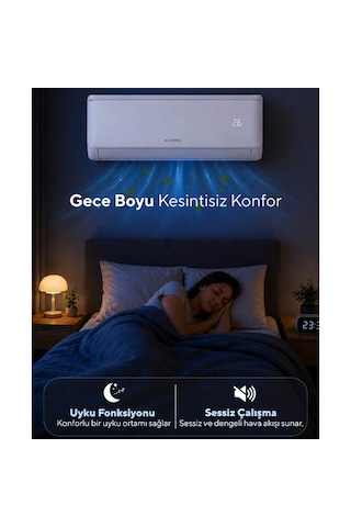 Kumtel Sugi KMSAC-18 18000 Btu A++ Inverter Duvar Tipi Klima