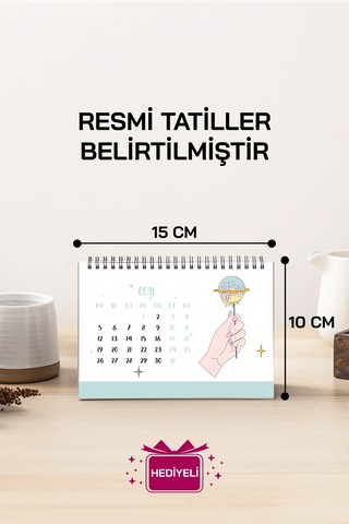 Groovy Tasarım 2026 Masa Takvimi Pytktkv024