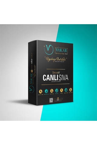 Vakar Premium Canli Siva Eco 02 2kg Paket Siyah