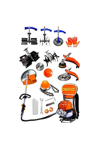 Deko DYN20X1 Sırt Tipi Tırpan + Toprak Çapa Ve Eşeleme Seti 2 Adet