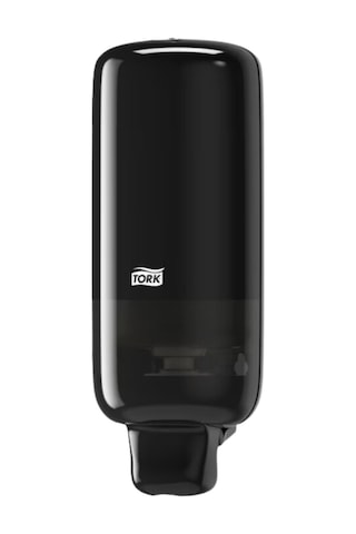 1 Ad. Tork Sabun Dispenseri Siyah 561508 + 1 Litre Tork El, Saç Ve Vücut Banyo Duş Kremi Hediyeli Siyah