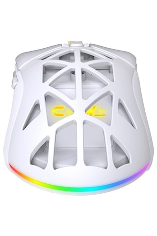 Nexus Air V1 10000 Dpi Pixart Pmw3325 Sensör Değiştirilebilir Kapak Rgb Kablosuz Gaming Mouse Beyaz Gm-nexus-aır-w