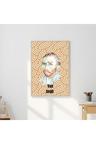 Besay Van Gogh Duvar Posteri-klasik Sanat Estetik Dekoratif A2 Çerçevesiz