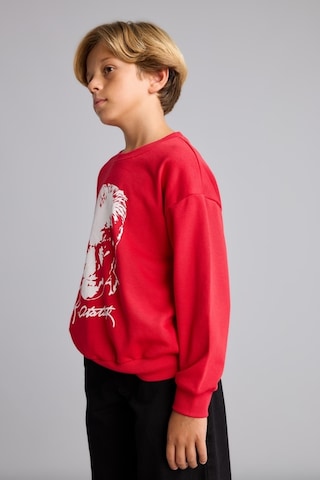 Defacto Atatürk Baskılı Bisiklet Yaka Sweatshirt Erkek Çocuk I6566a826wnrd282 Kırmızı-rd282