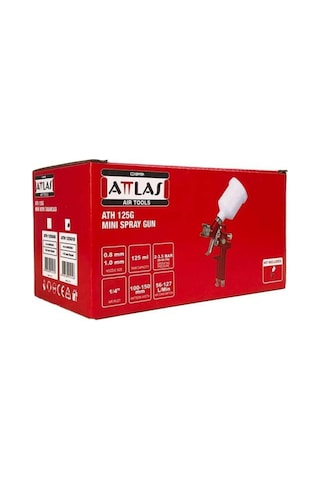 Attlas Ath 125g 05 Üstten Depolu Havalı Boya Tabancası
