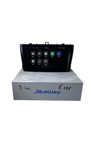 Toyota Avensis 2009-2015 Siyah Blueway 8-128 Tam Profesyonel Oem Multimedia 9"