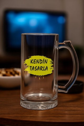 Kendin Tasarla Bardak - Kişiye Özel Bardak Satıya Sor 2 Bira Bardağı