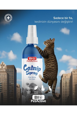 Bio Petactive Catnip Kedi Oyun Spreyi 100 ML