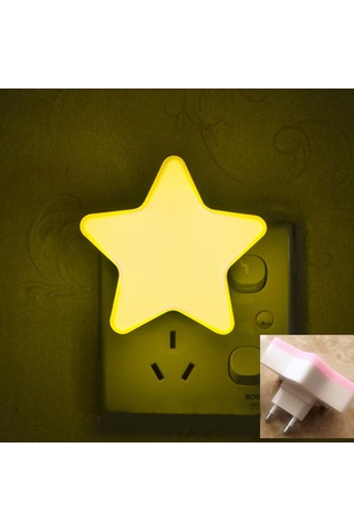 Symbee Akıllı Işık Kontrollü Led Gece Lambası - 0.5w Tasarrufcu, Otomatik Açık/kapalı, Sarı Işık, Avrupa Tipi Şarj Usb Desteği Diğer